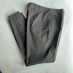 THEORY GRAY, SIDE ZIP PANTS SKINNY, SIZE 10